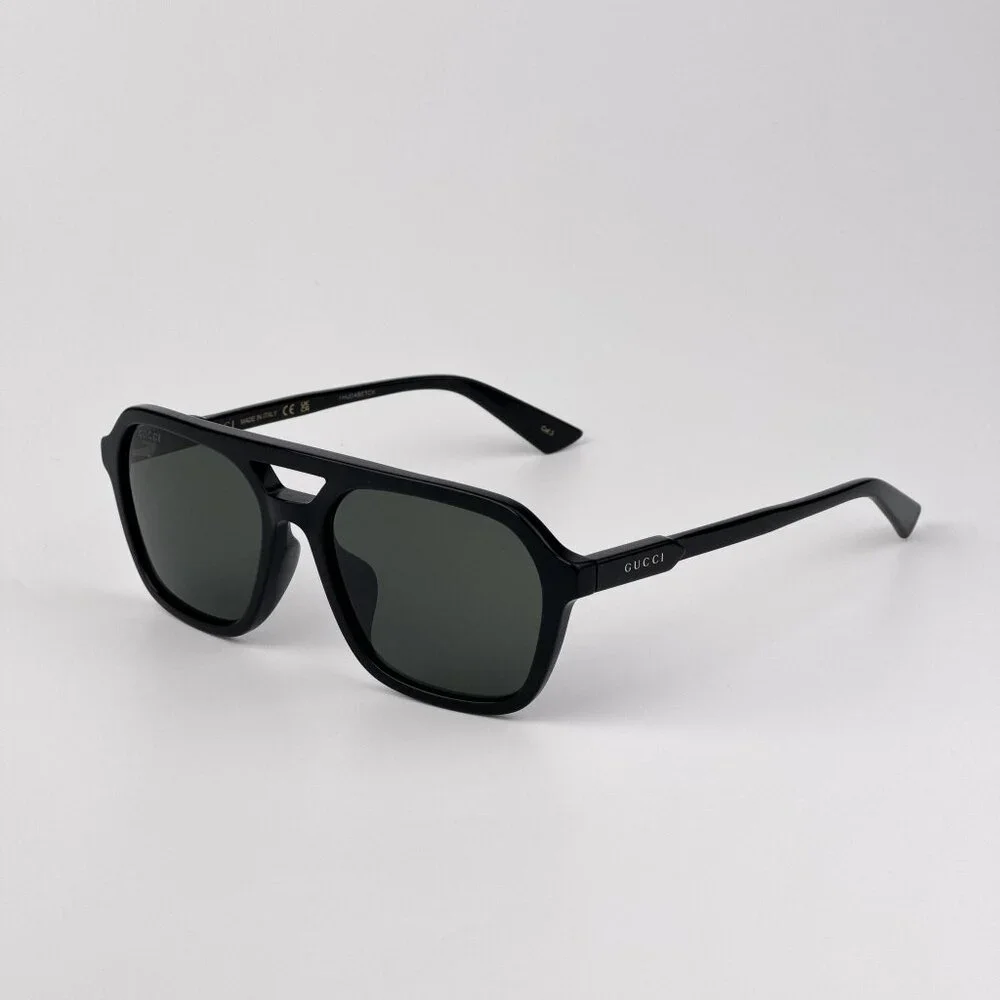 Gucci Pilot Sunglasses – Black Frame with Grey Lenses | Model: GG1823SA 001